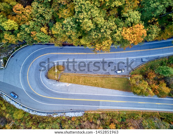 Scenic Mohawk Trail Highway Hairpin Turn Stock Photo Edit Now