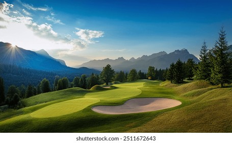 Scenic Mountain Golf Course Offering Spectacular Vistas