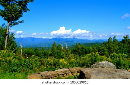 Scenic Mountain View Hiking Stowe Pinnacle Trail In Vermont