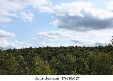 Scenic Outlook On A Cloudy Day