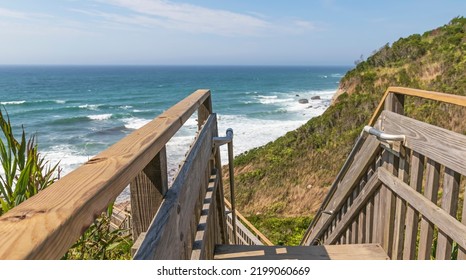 Scenic Outlook Stairway To Beach