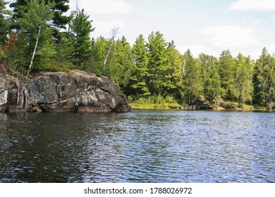 Scenic Paddeling In The Boundary Waters Canoe Area Wilderness.