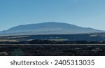 Scenic panoramic Mauna Kea vista near Waikoloa Beach on the Big Island of Hawaii