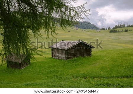 Similar – Foto Bild Die Hütte Wiese