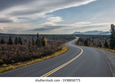 Scenic Prairie Landscapes Of Denali National Park Interior Alaska Near Fairbanks
