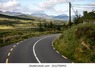 Scenic Road In County Kerry, Ireland.