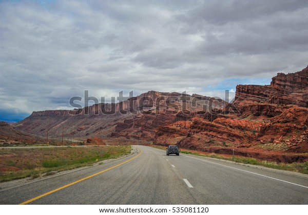 Scenic road trip, Utah,\
USA