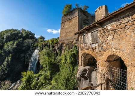 Scenic sight in Nepi, beautiful village in the province of Viterbo, Lazio, Italy.