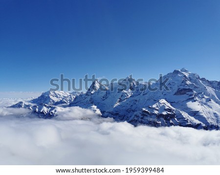 Similar – Image, Stock Photo Eiger, monk, virgin