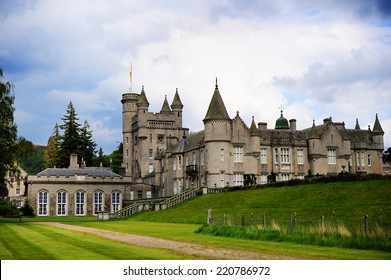 Scenic Summer View Of Balmoral Castle, Summer Home Of The British Royal Family