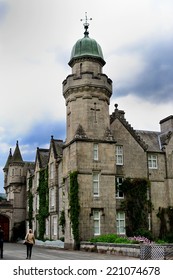 Scenic Summer View Of Balmoral Castle, Summer Home Of The British Royal Family