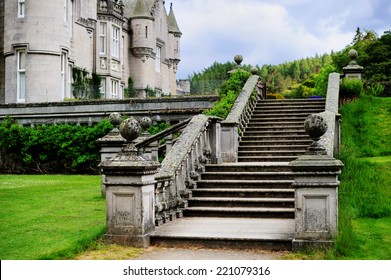 Scenic Summer View Of Balmoral Castle, Summer Home Of The British Royal Family