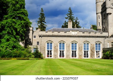 Scenic Summer View Of Balmoral Castle, Summer Home Of The British Royal Family