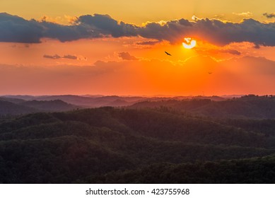 Scenic Sunset, Appalachian Mountains, Kentucky