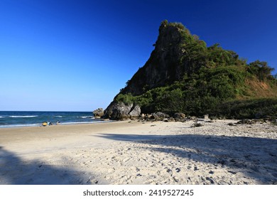 Scenic of Thung Yang Beach, Pathio District, Chumphon Province, Thailand