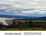 Scenic view of Annapolis Valley from Blomidon Park campground