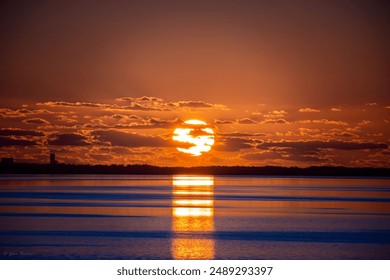 A scenic view of a beautiful sunrise view over Cape Canaveral, Florida - Powered by Shutterstock