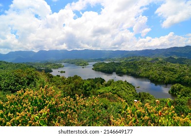 Scenic View of Bengoh Dam water catchment area from Sting Village
