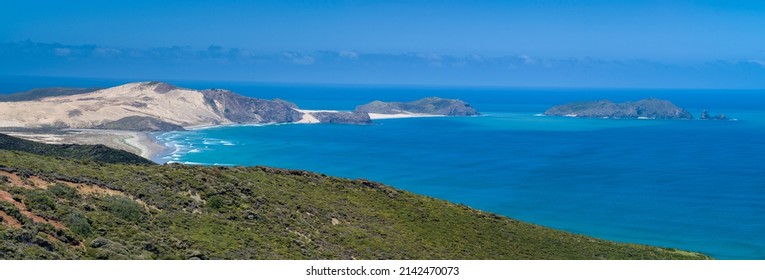 Scenic View Of Coastline, Te Hapua, Kaitaia, Far North District, North Island, New Zealand