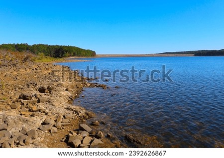 Scenic view of DeGray Lake shoreline. 