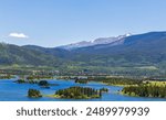 Scenic View of Dillon Reservoir. Summit County, Colorado