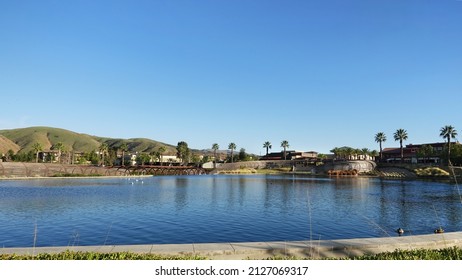 A Scenic View Of Dos Lagos In Corona California