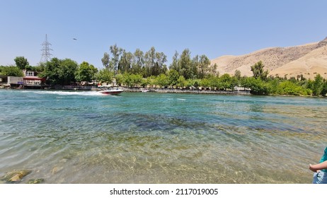 Scenic View Of The Dukan Dam