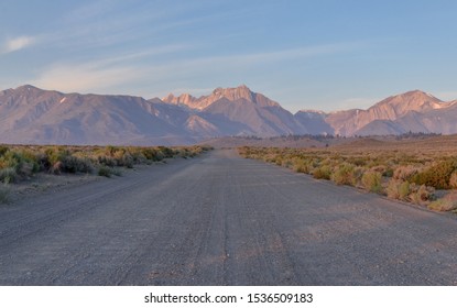 Scenic View Of Eastern Sierra Nevada Mountains At Sunrise From Whitmore Tubs Road (Mono County, California)