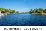Scenic view of the Fort Lauderdale Intracoastal Waterway along Las Olas Boulevard.