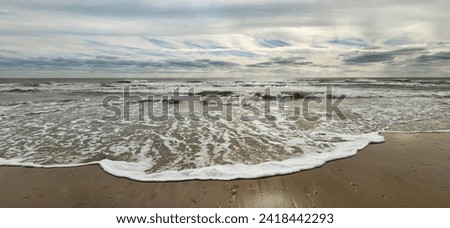 A scenic view of the Gulf of Mexico in Galveston, Texas.