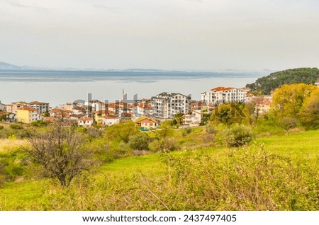 scenic view of Marmara sea from Koru (Yalova, Turkey)