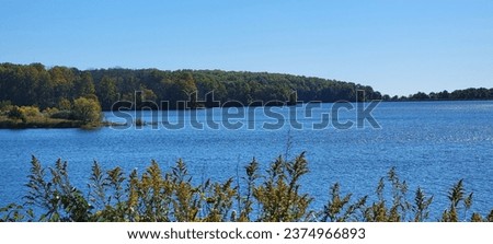 Scenic View Of Merrill Creek Reservoir In Warren County New Jersey