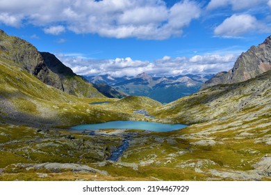 Scenic View Of Mittelsee In Gradental Valley In Schober Group In High Tauern Mountains Carinthia, Austria