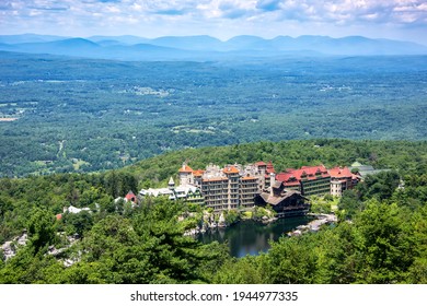 Scenic View Of Mohonk Mountain House From Skytop, In Upstate New York