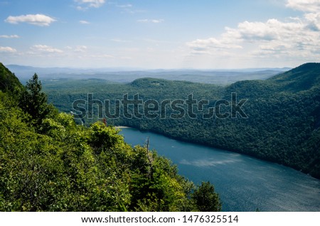 Scenic view at Mount Pisgah, Vermont