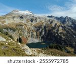 Scenic View at North Cascades National Park, WA (Cascade Pass and Sahale Arm Trail)