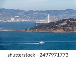 Scenic view of Oakland Bridge bay over San Francisco bay, California.