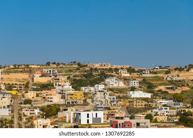 Scenic View On Druze Village Daliat-Al-Carmel, Israel.