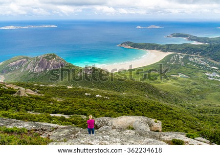 Scenic view on the Wilsons Promontory Natural Park Foto stock © 