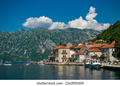 Scenic View In Perast, Montenegro