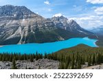 Scenic view of Peyto Lake, Canada