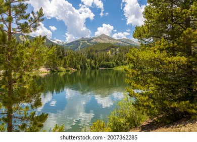 Scenic View Of Sawmill Reservoir Near Breckenridge, Colorado