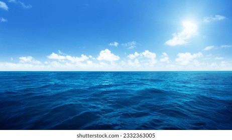 Scenic view of sea against blue sky - Powered by Shutterstock