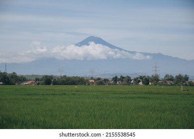 Scenic View Of Slamet Mountain In Pemalang, Central Java