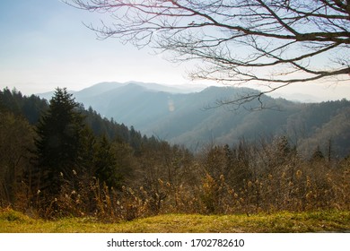 Scenic view of the Smoky Mountains
