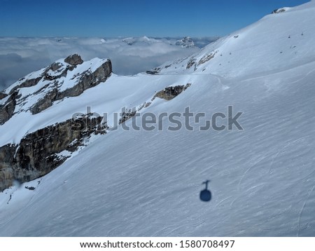 Similar – Image, Stock Photo Ascent Arlberg Freeride