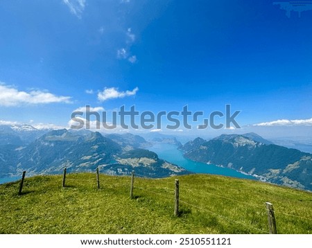 Similar – View from Stoos to Lake Lucerne