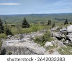 Scenic view from Spruce Knob in the Spruce Knob-Seneca Rocks National Recreation Area, West Virginia.