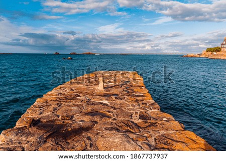 Similar – Foto Bild Strand in der Bretagne