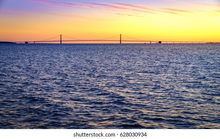 833 Straits Of Mackinac Images Stock Photos Vectors Shutterstock   Scenic View Straits Mackinac Bridge 260nw 628030934 